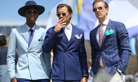 Men's Modern Swedish Knit Suit Jacket