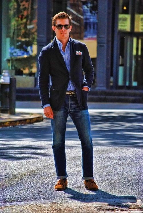 What To Wear With Dark Denim  Men's Guide To Dark Blue Jeans