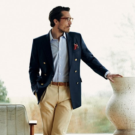 how to dress up a blue blazer Wear & Style Navy – The Dark Knot Retail Price:229.00