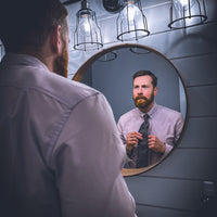 Grey & Pink Paisley Silk Tie