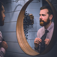 Grey & Pink Paisley Silk Tie