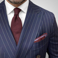 Burgundy Grenadine Silk Tie