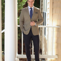 Navy, White & Light Blue Polka Dot Silk Tie