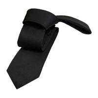 Grey Skinny Silk Tie