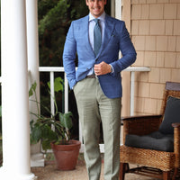 Turquoise, White & Light Blue Polka Dot Silk Tie