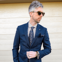 Brownish Gold Paisley Silk Tie