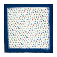 White Party Silk Pocket Square