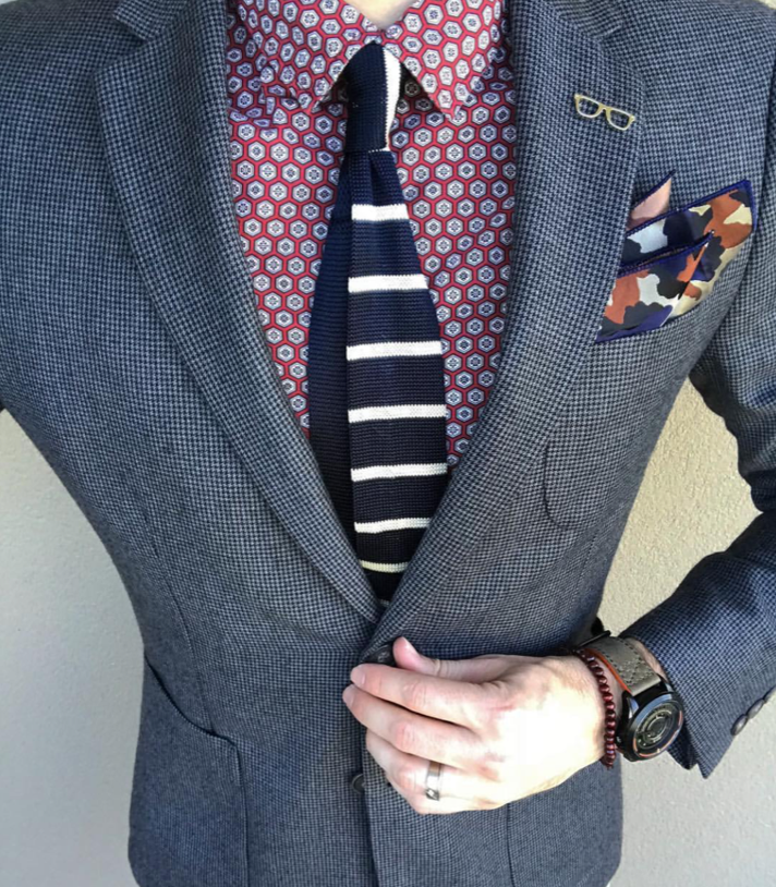 Michelsons of London Pin Dot with Border Silk Handkerchief - Yellow/Navy | IL Michelsons of London Pin Dot with Border Silk Handkerchief - Yellow/Navy | IL