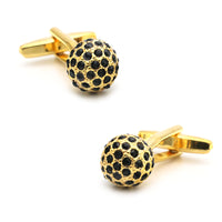Gold & Black Cufflinks