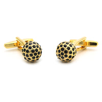 Gold & Black Cufflinks