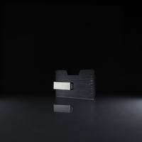Black minimalist wallet