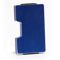 Blue minimalist wallet