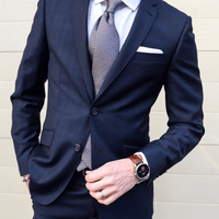 Grey & Burgundy Foulard Silk Tie