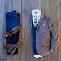 Grey Striped Silk Knit Tie