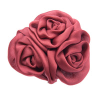 Burgundy multi flower lapel flower