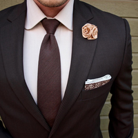 Cream Lapel Flower