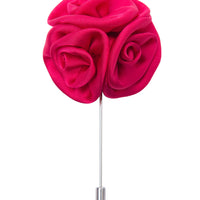 Fuschia lapel flower