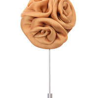 Gold lapel flower