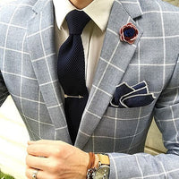 Pink, Burgundy & Blue Lapel Flower