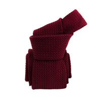 Grenadine Burgundy Silk Tie
