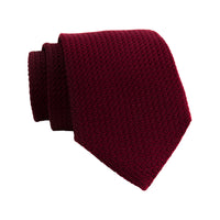 Grenadine Burgundy Silk Tie