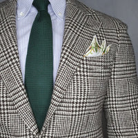 Dark Green Grenadine Silk Tie