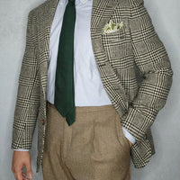 Dark Green Grenadine Silk Tie