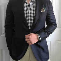 White Foulard Silk Pocket Square