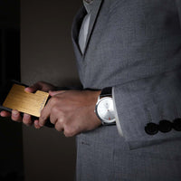 Gold Slim Wallet Suit Jacket