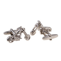 Great Jones Motorbike Rhodium Plated Cufflinks