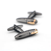 Richmond Pen Gunmetal Rhodium Plated Cufflinks
