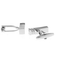 Ridgeway Silver Rhodium Plated Cufflinks