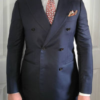 Orange Floral Silk Tie from The Dark Knot