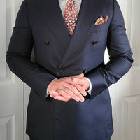 Orange Floral Silk Tie from The Dark Knot