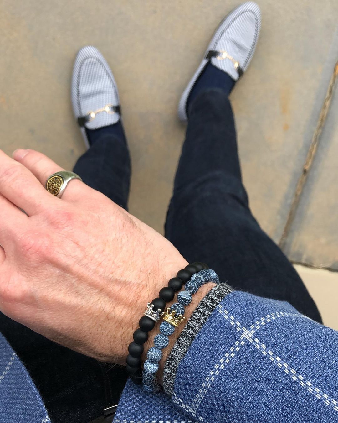 アクセサリー Santaku Bit Twist Bracelet Aztec Beaded Bracelet – NY Texas Style Boutique