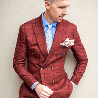 Paisley Cream Silk Pocket Square