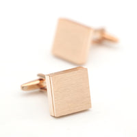 Savannah Rose Gold Rhodium Plated Cufflinks