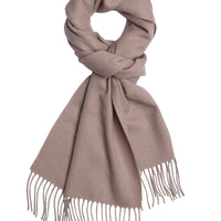Taupe Men's Wool Scarf