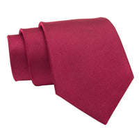 Solid Wine Silk Tie