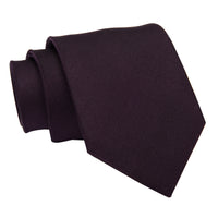 Solid Purple Silk Tie
