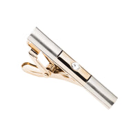 Silver & Gold Stainless Steel Tie Bar