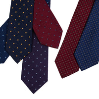Geometric Foulard Silk Ties