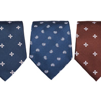 Foulard & Paisley Silk Ties