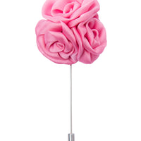 Light pink lapel flower