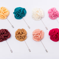 Multicolored lapel flowers