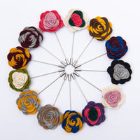 Three Ties, Pocket Squares and Lapel Flowers Starter Kit