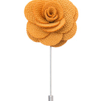 Gold lapel flower