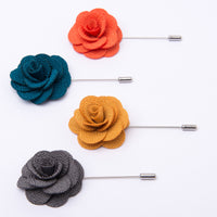 Multicolored lapel flowers