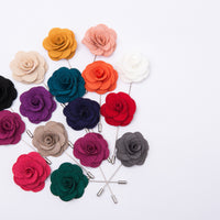 The Dark Knot lapel flowers