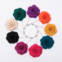 Multicolored lapel flowers